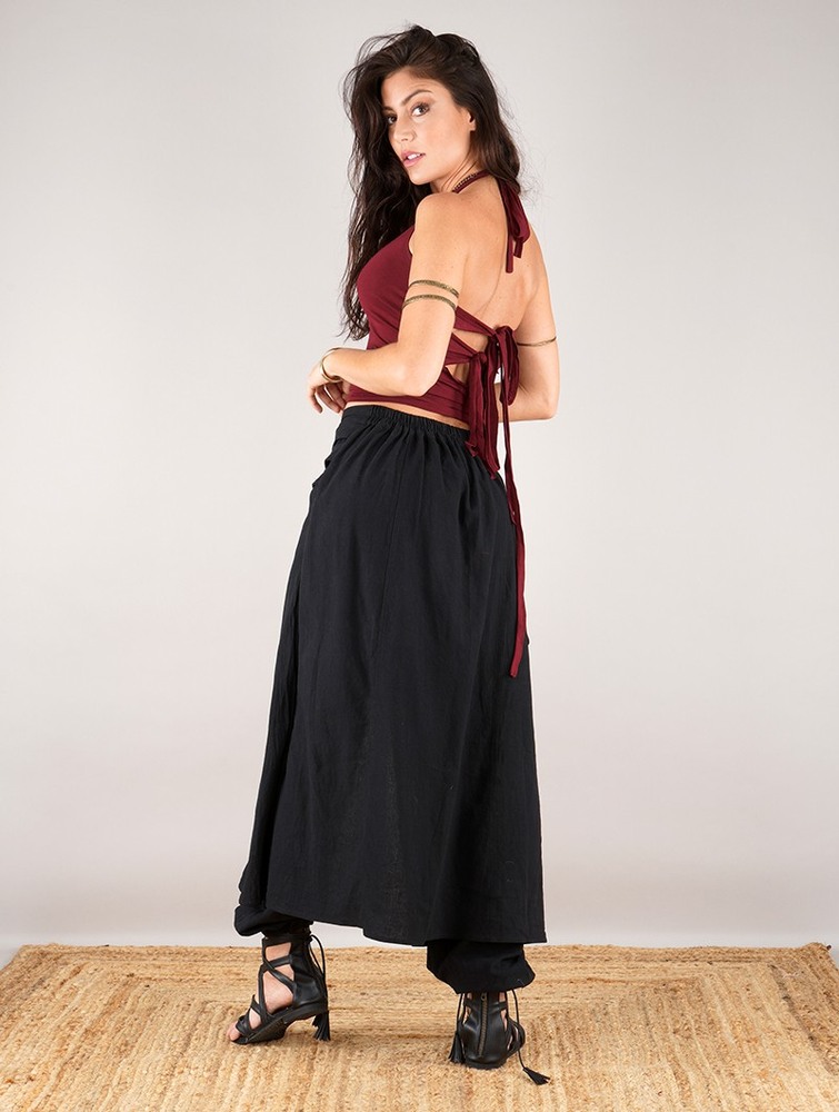 Toonzshop Wanda Harem Skirt Pants Naisten Hame Mustat | 0986FUVCG