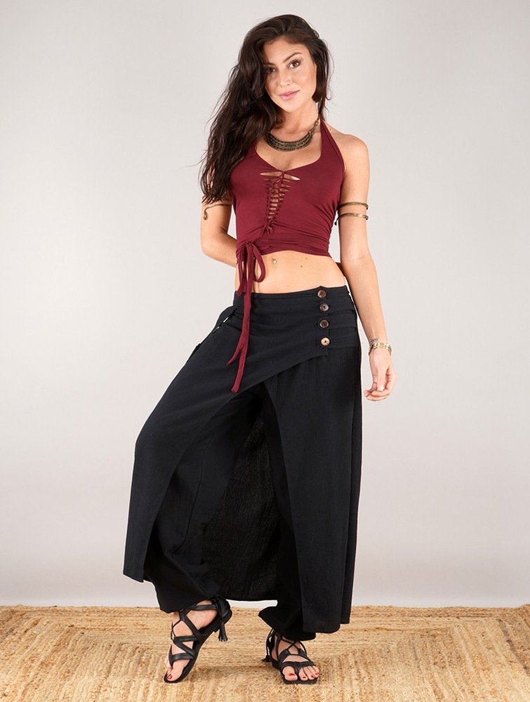 Toonzshop Wanda Harem Skirt Pants Naisten Hame Mustat | 0986FUVCG