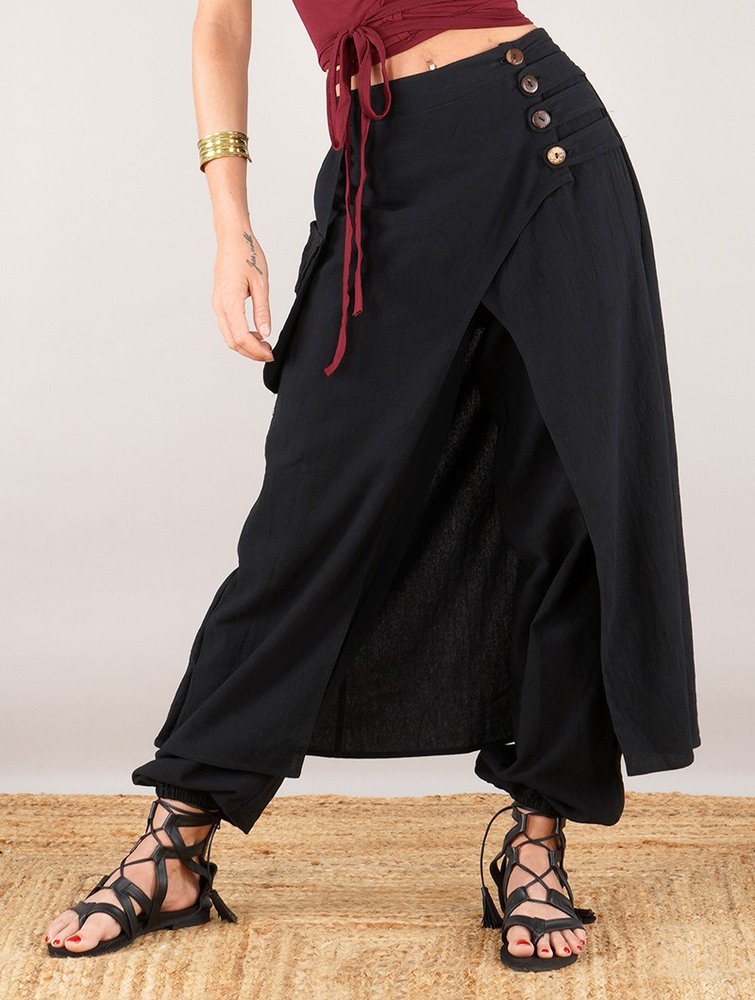 Toonzshop Wanda Harem Skirt Pants Naisten Hame Mustat | 0986FUVCG