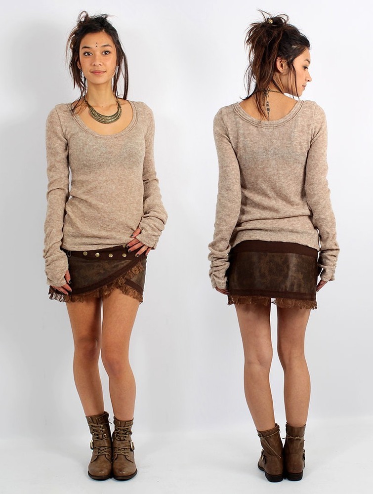 Toonzshop Ysïs Pullover Naisten Villapusero Beige | 3120JPCOT