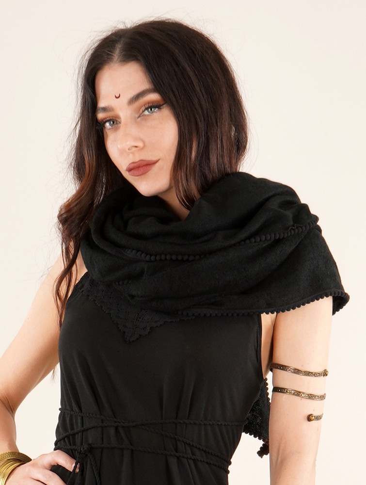 Toonzshop Zahïoo Shawl-scarf Naisten Huivi Mustat Mustat | 3409JHLMC